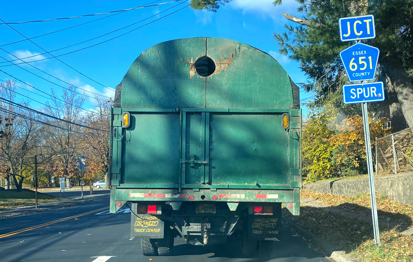 a landscaper's truck