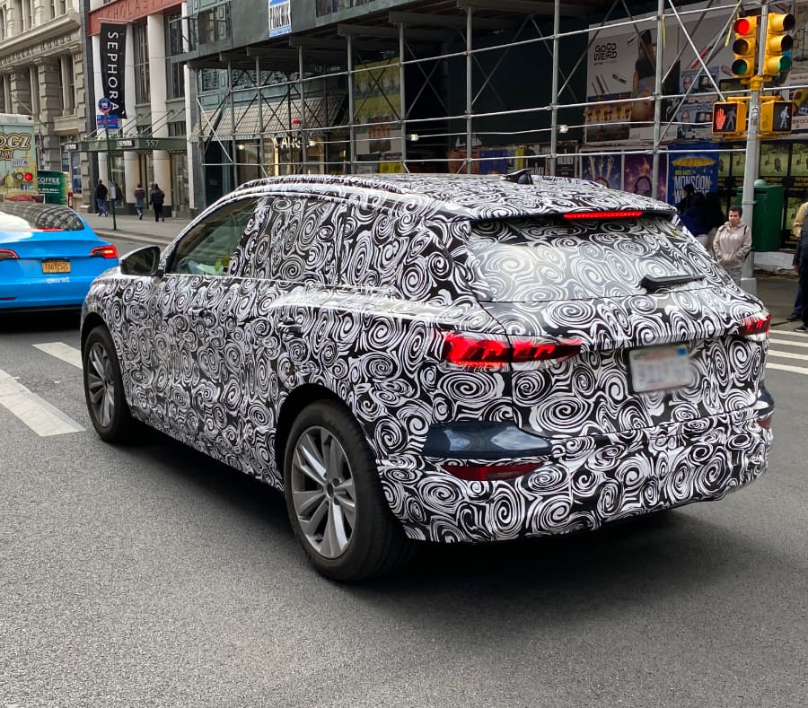Car with Dazzle Camouflage in Lower Manhattan