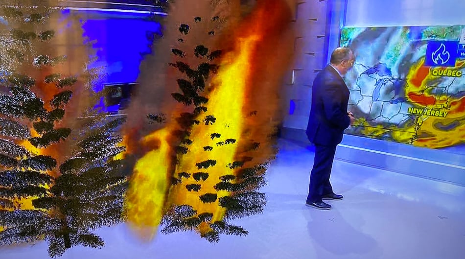weather news wildfire graphics