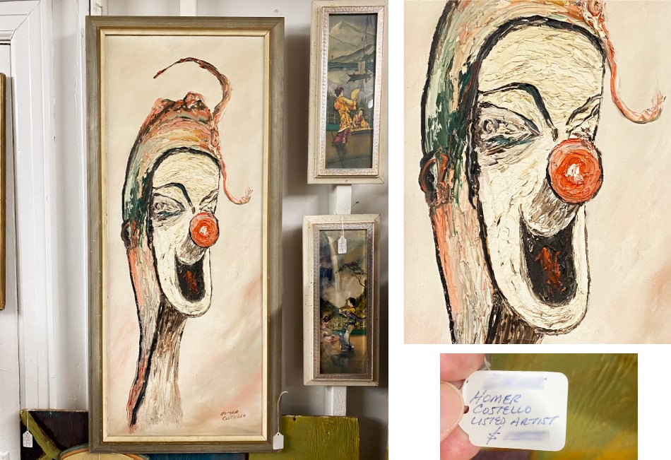 Homer Costello Clown Art