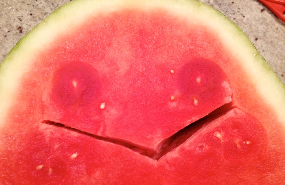 watermelon face