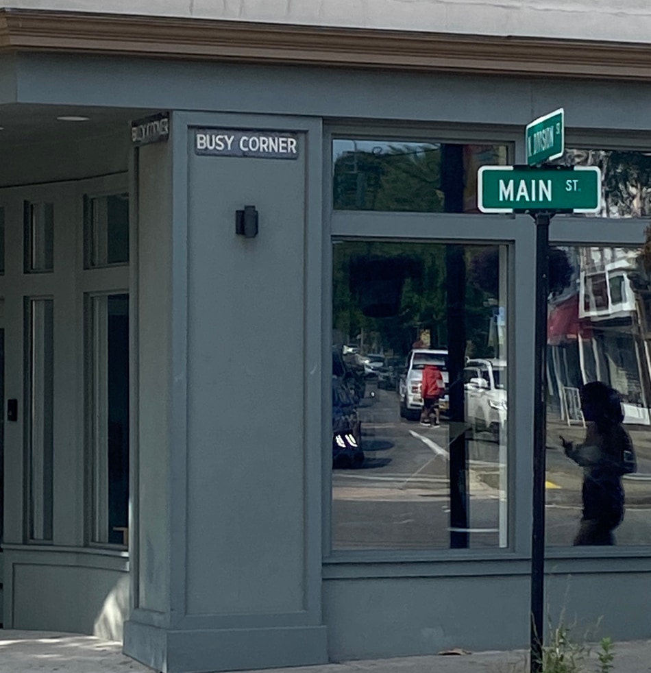Busy Corner in Peekskill, NY