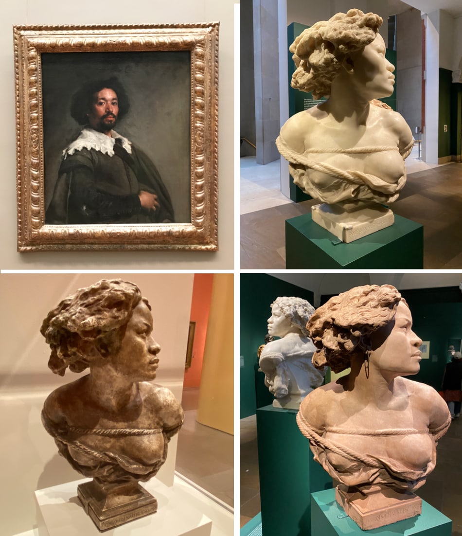 Art by Diego Velazquez and Jean-Baptiste Carpeaux