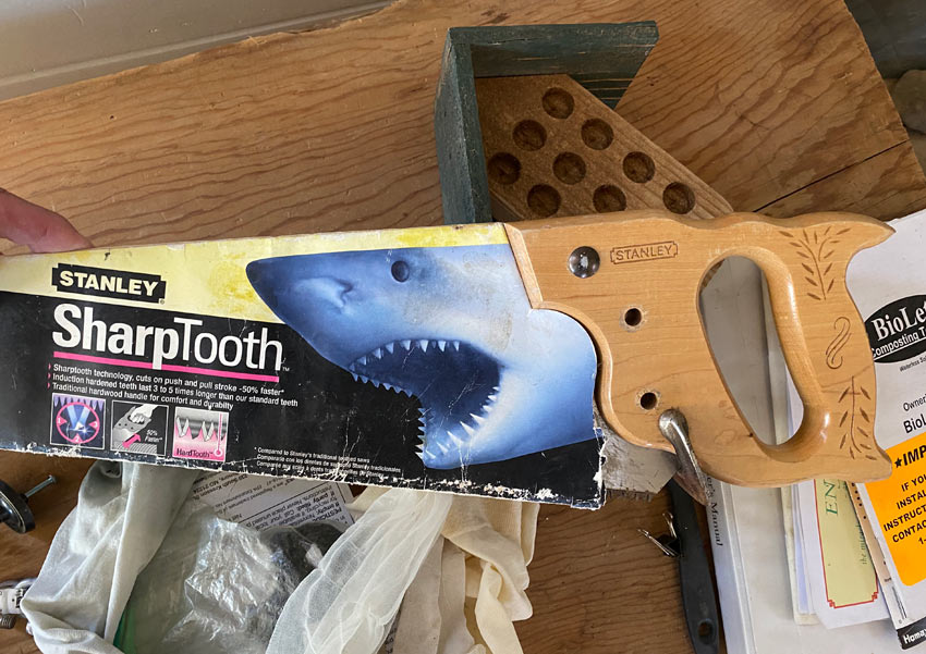 Stanley sharptooth hand saw