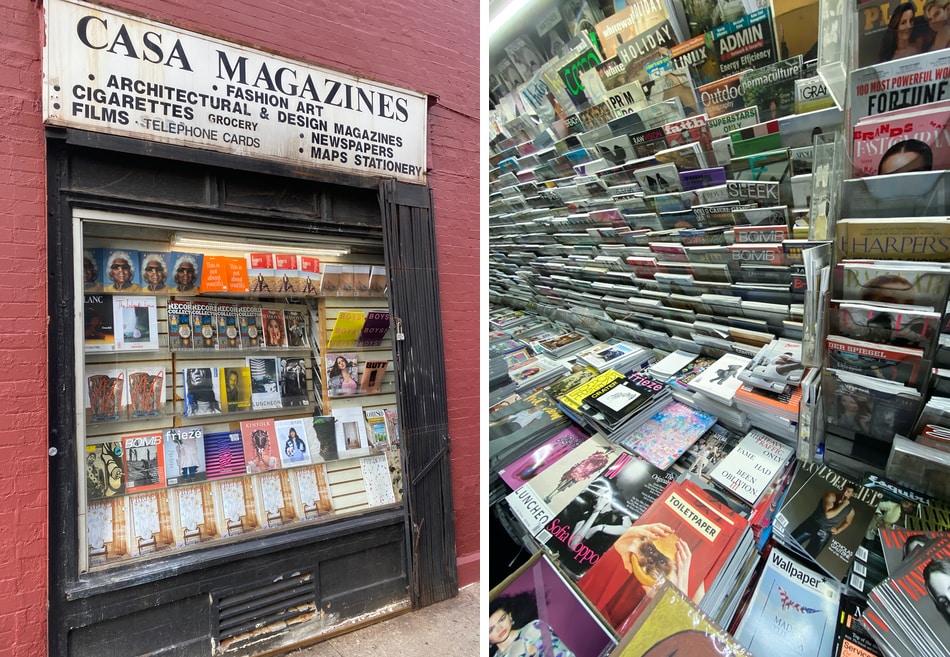 Casa Magazines in the West Village, NYC