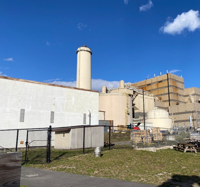 Westchester County garbage-to-energy plant in Peekskill, NY