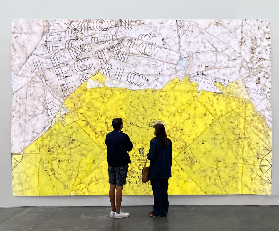 large scale art in a Chelsea Gallery in NYC
