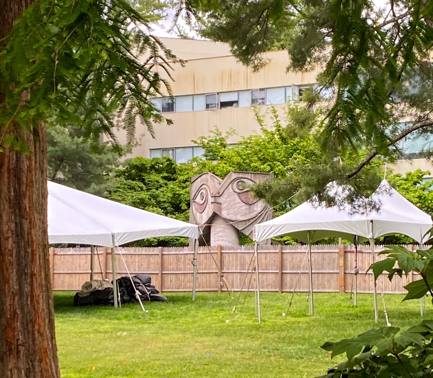 A Picasso sculpture at Princeton University