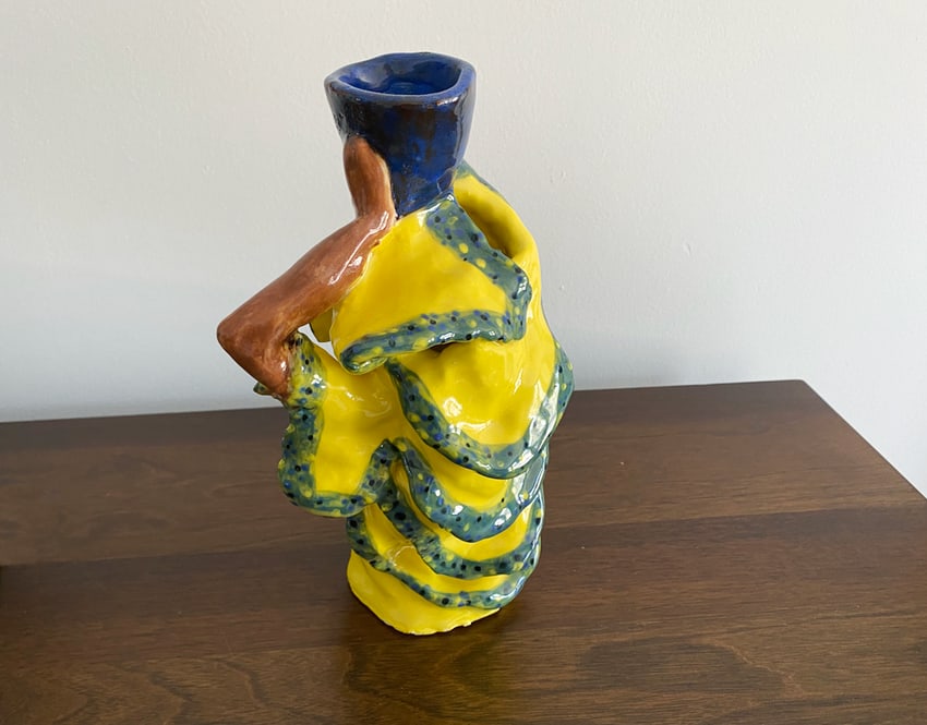 Bizarro Ceramics Figure bought in Frenchtown NJ