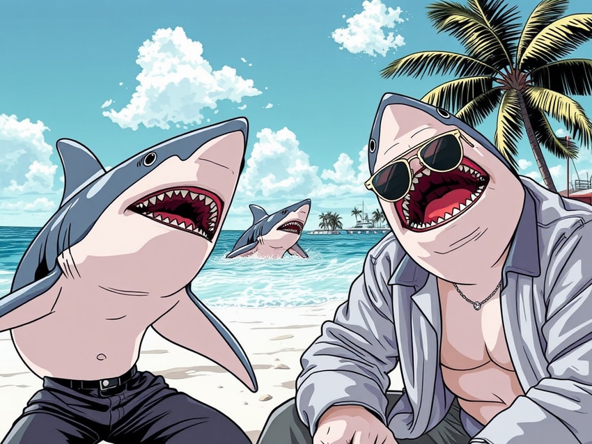 cocaine sharks