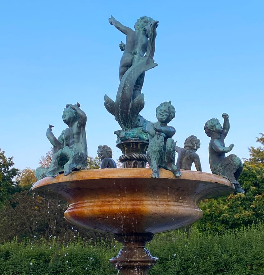 detail of Heffelfinger Fountain in Minneapolis