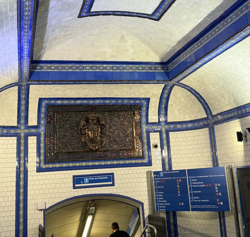 Tirso de Molina metro station in Madrid