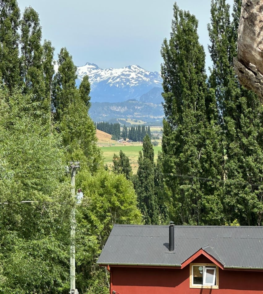 snowy mountains in Pategonia