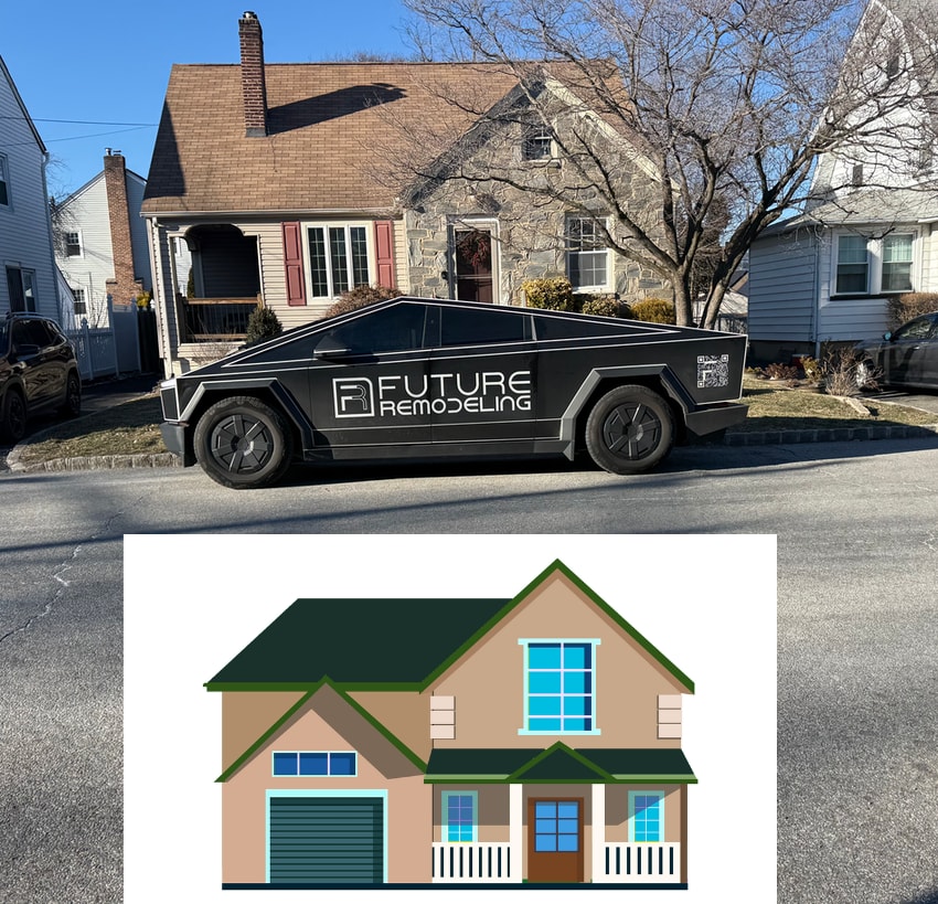 Tesla Cybertruck has shapes like a house