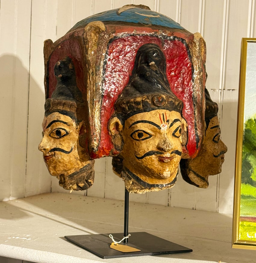 Five-headed Shiva sculpture in Lambertville