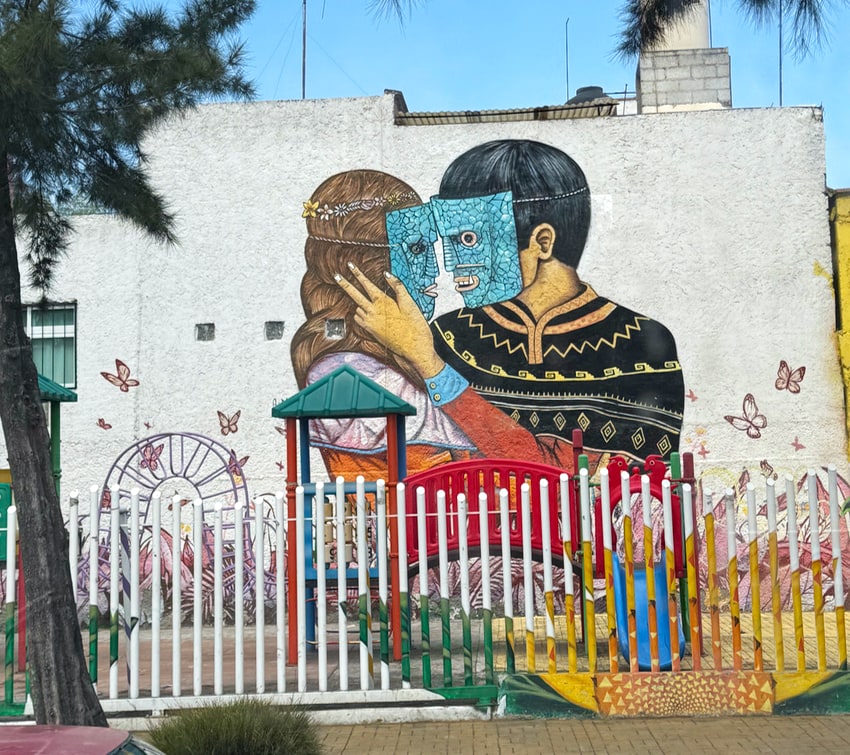 street art seen in Mexico City CDMX