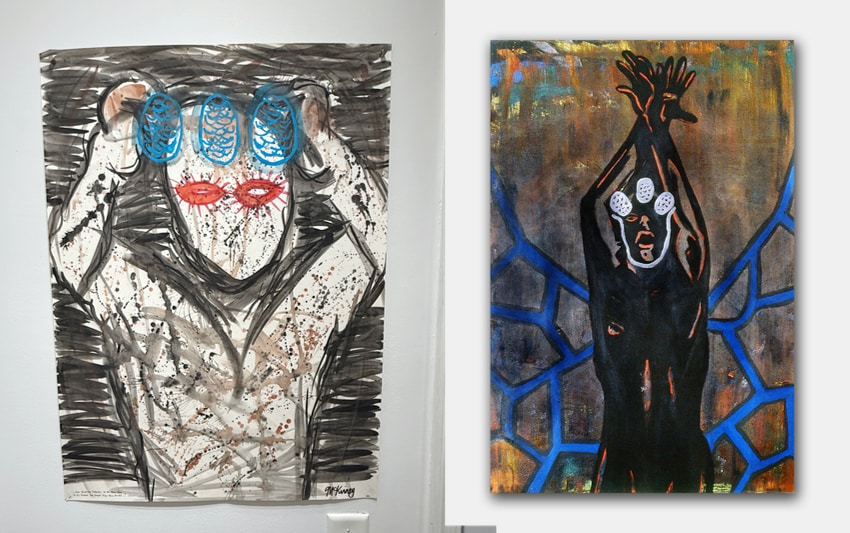 art inspired by Oscar Wilde at McKinney Arts Gallery