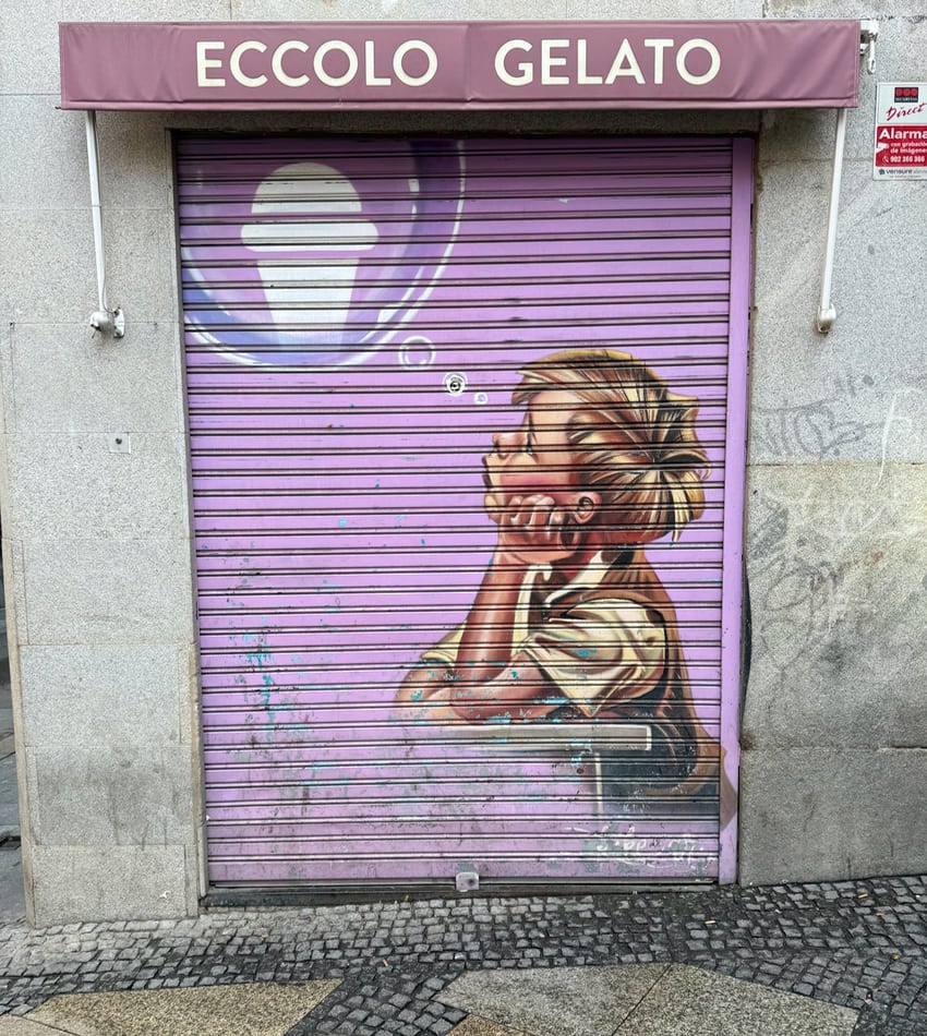 Eccolo Gelato in Madrid, Spain