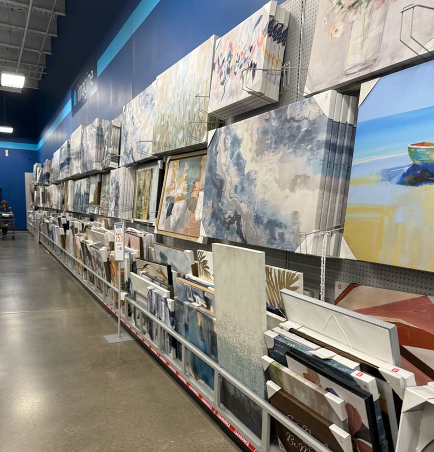 Art at a big box store