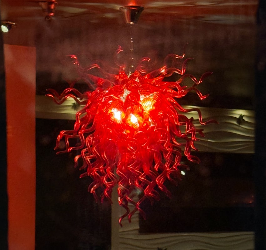 knock-off Dale Chihuly chandelier