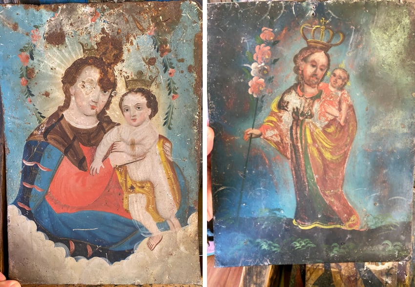 retablos seen in Santa Fe