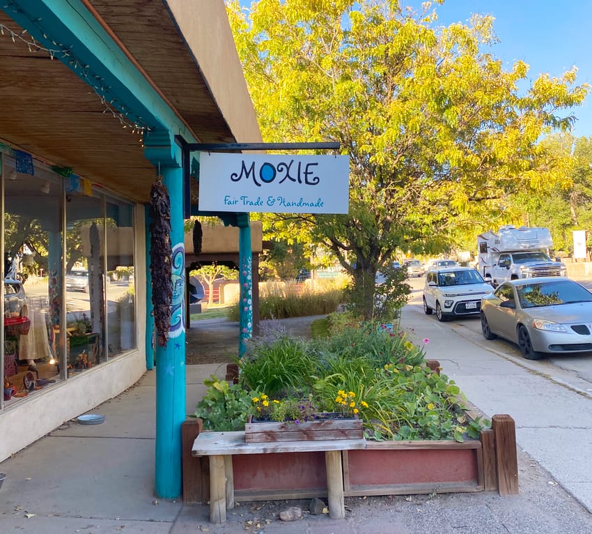 Moxie Fair Trade store in Taos, New Mexico