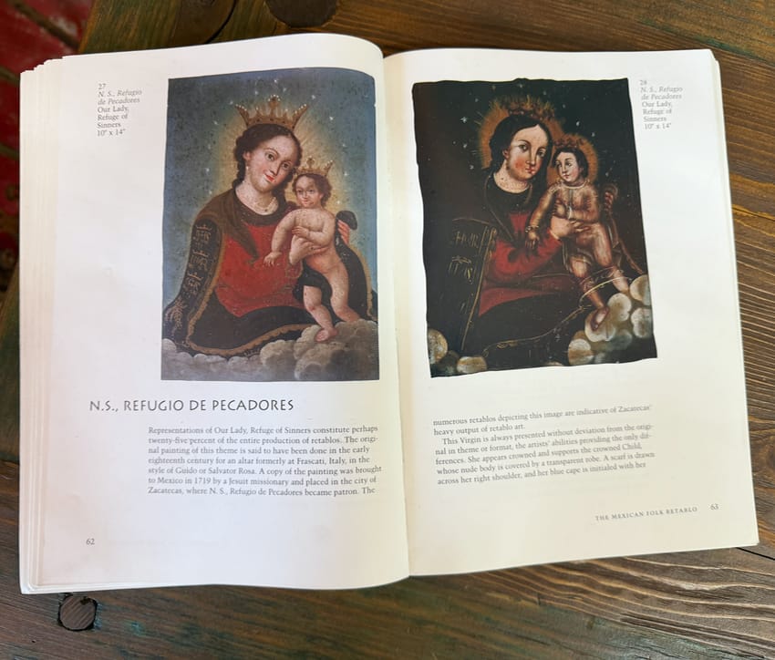 book on Mexican retablo art