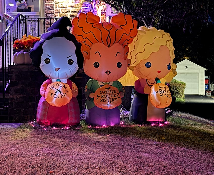 inflatable witches