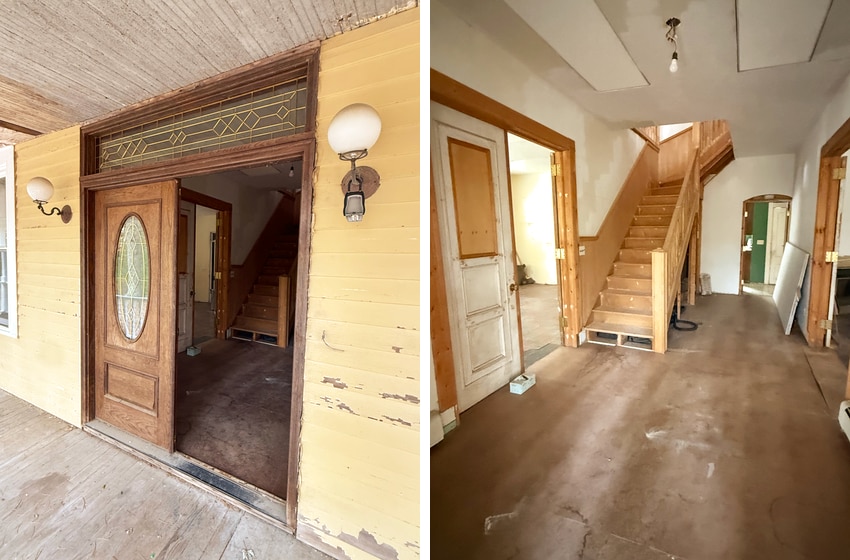 inside a Wurtsboro mansion