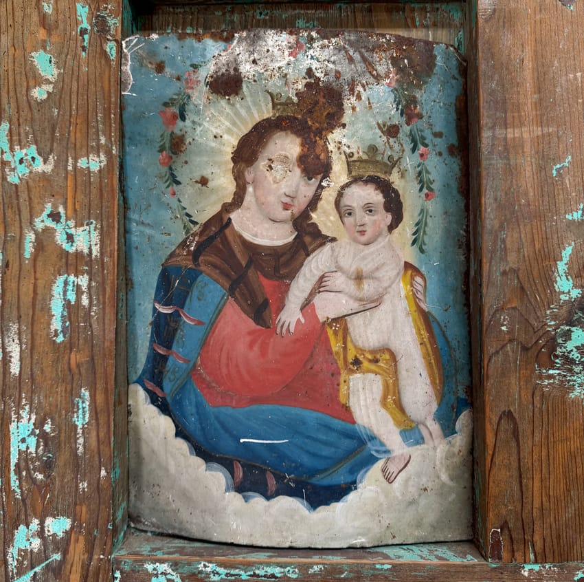 Our Lady Refuge of Sinners Retablo
