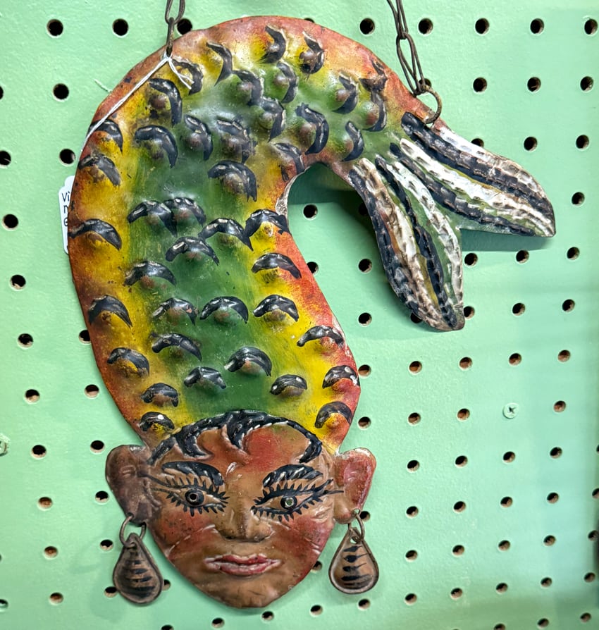 Mermaid folk art from Guerrero, Mexico