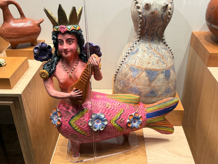 Mermaid from the National Anthropology Museum in Mexico City.