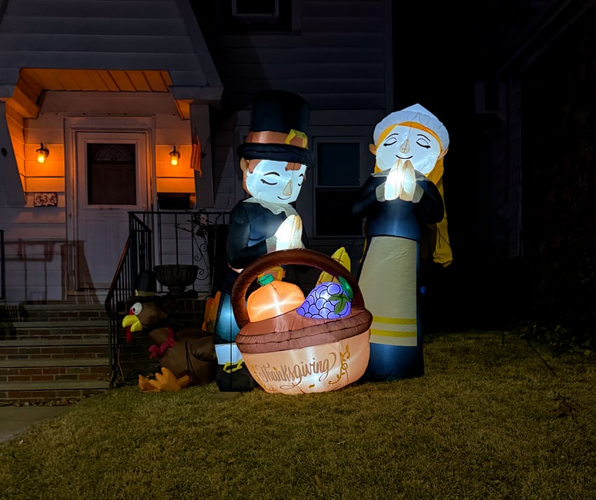 Thanksgiving inflatables yard decorations