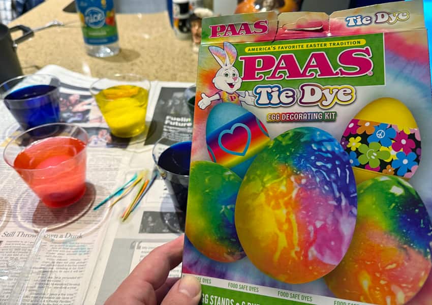 Paas Easter Egg dye kit