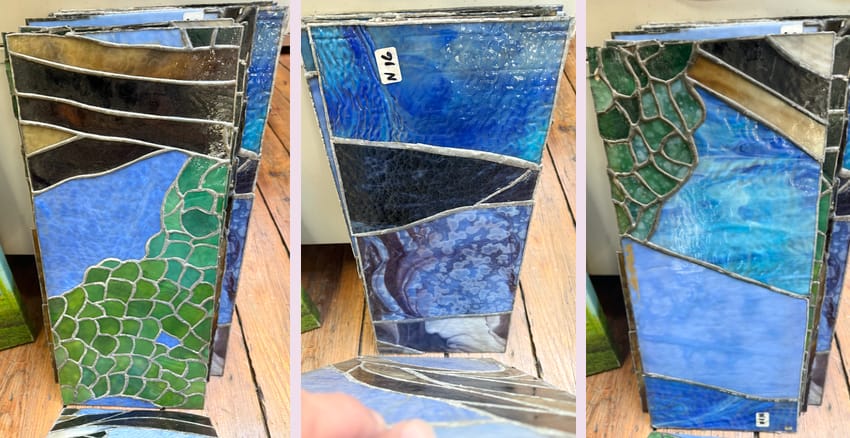 stained glass possibly from Tiffanys