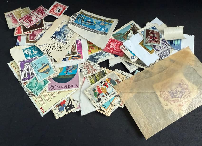 My stamp collection