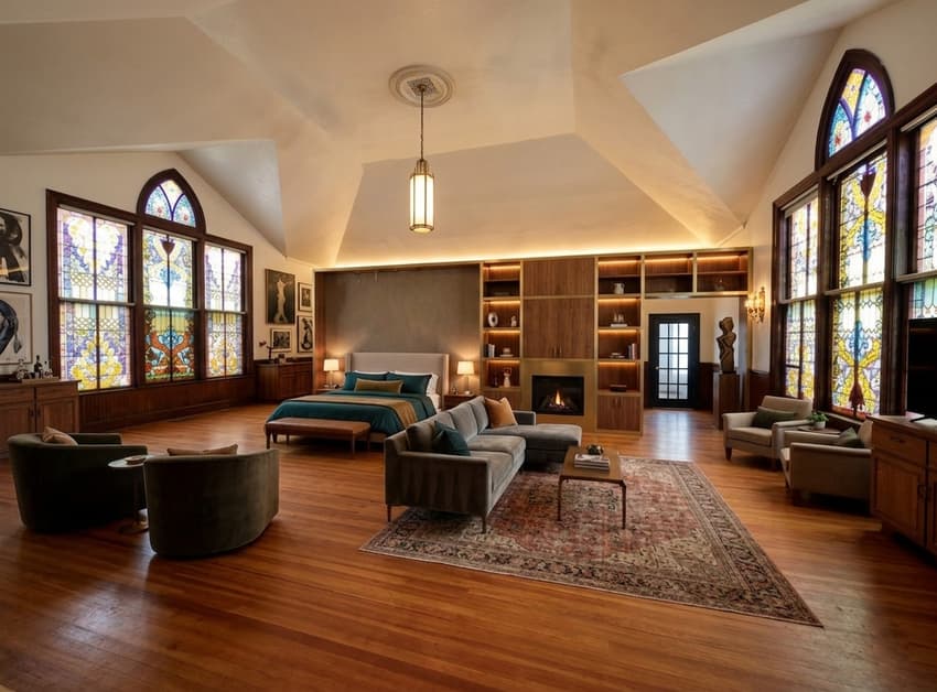 church interior as home concept