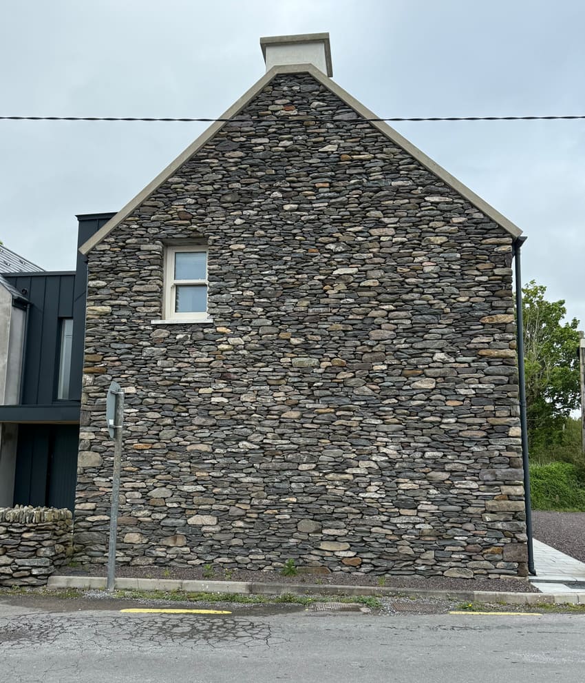 dry stone masonry seen in Ireland