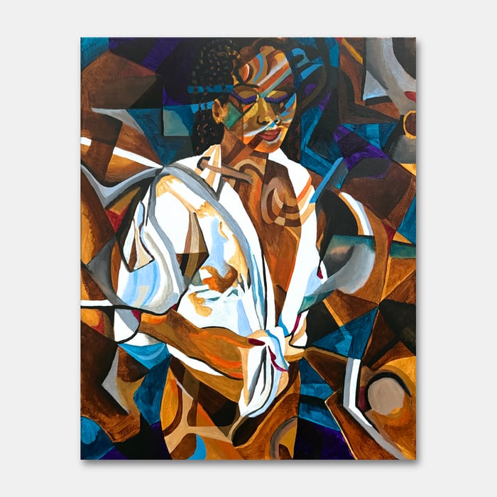 acrylic on canvas painting by artist Mark McKinney 