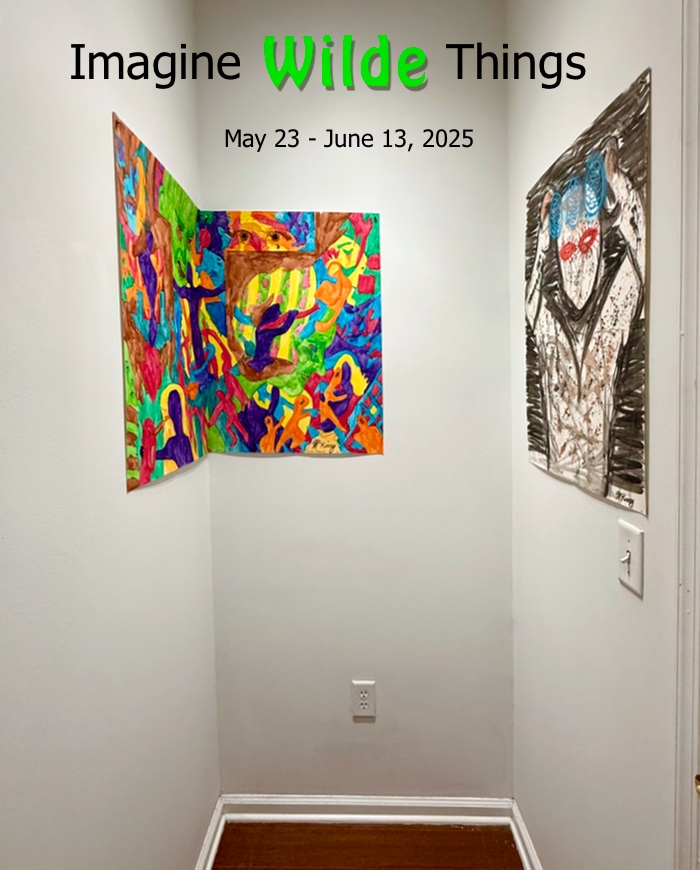 the new McKinney Arts gallery space, with IRL exhibitions