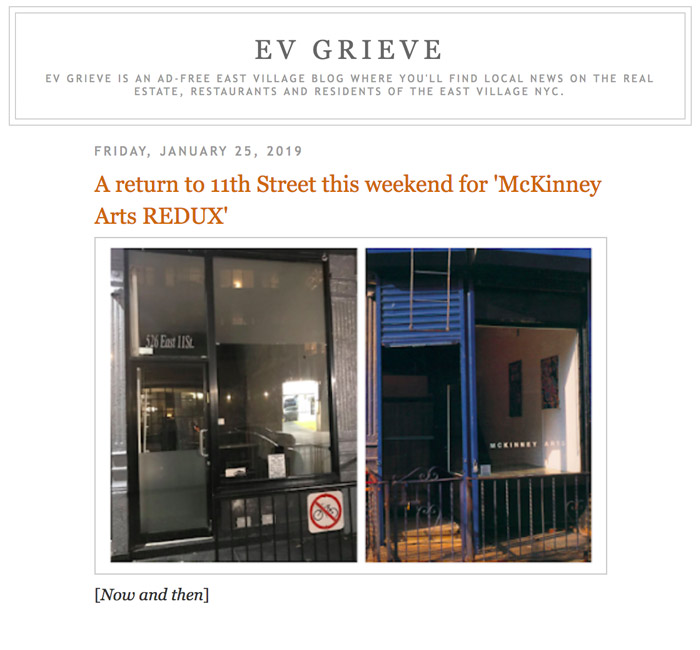 Media coverage of McKinney Arts REDUX by EV Grieve