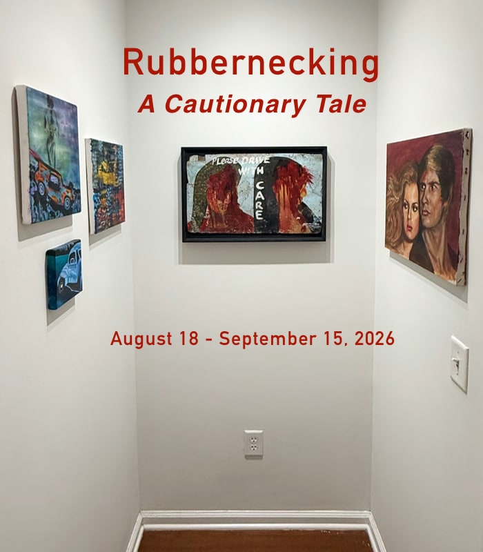 The McKinney Arts Gallery space and current exhibition