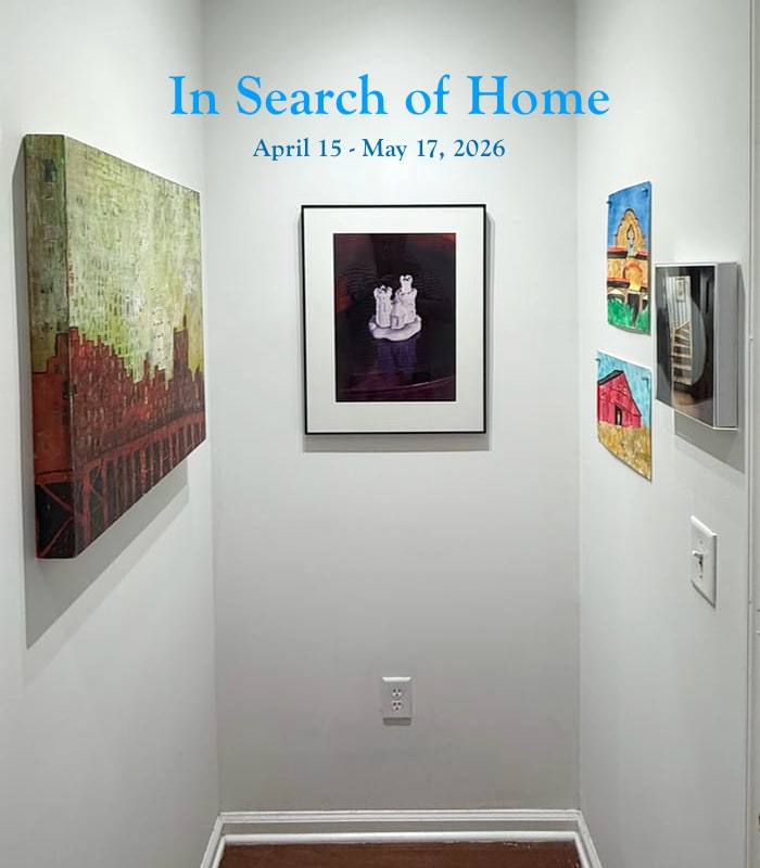 The McKinney Arts Gallery space and current exhibition