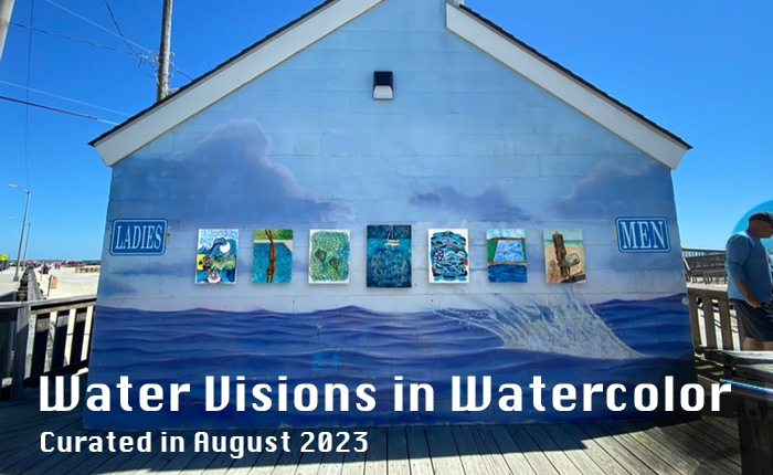 Water Visions in Watercolor, featuring water-themed paintings by Mark McKinney