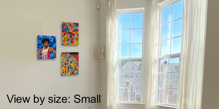 View small scale paintings by Mark McKinney
