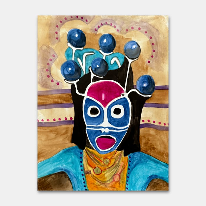 original watercolor painting by artist Mark McKinney